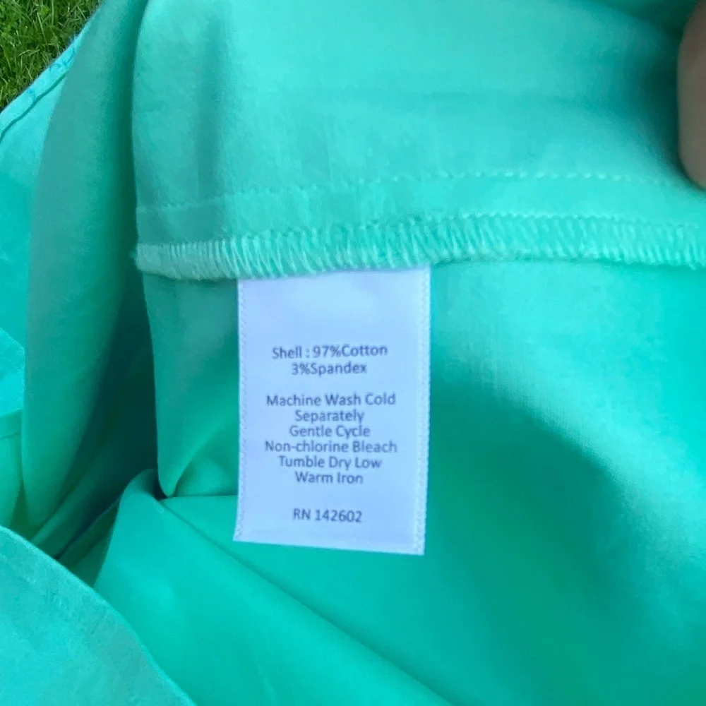 Sail to Sable Blue & Green Colorblock Sleeveless Tunic Dress - Small